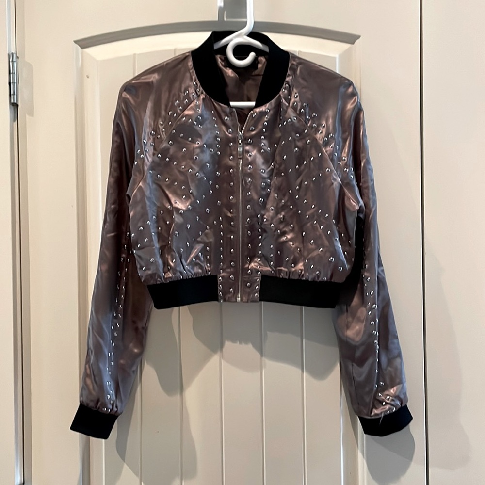 Crop Bomber Jacket